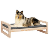NNEVL Dog Bed 95.5x65.5x28 cm Solid Pine Wood