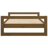 NNEVL Dog Bed Honey Brown 95.5x65.5x28 cm Solid Pine Wood