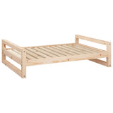 NNEVL Dog Bed 105.5x75.5x28 cm Solid Pine Wood