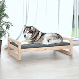 NNEVL Dog Bed 105.5x75.5x28 cm Solid Pine Wood