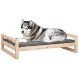 NNEVL Dog Bed 105.5x75.5x28 cm Solid Pine Wood