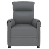 NNEVL Massage Chair Grey Faux Leather