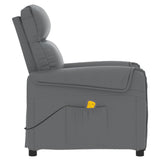 NNEVL Massage Chair Grey Faux Leather