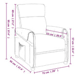 NNEVL Massage Chair Black Fabric