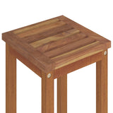 NNEVL Bar Stools 4 pcs Solid Wood Acacia