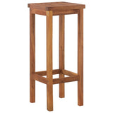 NNEVL Bar Stools 6 pcs Solid Wood Acacia