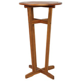 NNEVL 3 Piece Garden Bar Set Solid Wood Acacia