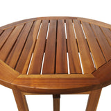 NNEVL 3 Piece Garden Bar Set Solid Wood Acacia