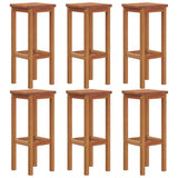 NNEVL 7 Piece Garden Bar Set Solid Wood Acacia