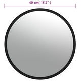 NNEVL Indoor Convex Traffic Mirror Black Ø40 cm Acrylic
