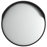NNEVL Outdoor Convex Traffic Mirror Black Ø45 cm Polycarbonate