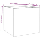 NNEVL Planter 49x47x46 cm Corten Steel