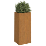 NNEVL Planter 32x27.5x75 cm Corten Steel