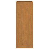 NNEVL Planter 32x27.5x75 cm Corten Steel