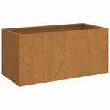 NNEVL Planter 62x30x29 cm Corten Steel
