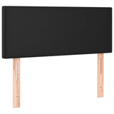 NNEVL Headboard Black 100x5x78/88 cm Faux Leather
