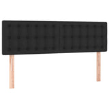 NNEVL Headboards 2 pcs Black 72x5x78/88 cm Faux Leather