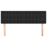 NNEVL Headboards 2 pcs Black 72x5x78/88 cm Faux Leather
