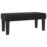 NNEVL Bench Black 70x30x30 cm Faux Leather