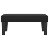 NNEVL Bench Black 70x30x30 cm Faux Leather