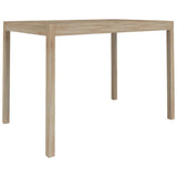 NNEVL 5 Piece Dining Set Solid Wood Acacia