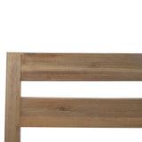 NNEVL 5 Piece Dining Set Solid Wood Acacia