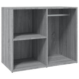 NNEVL LED Dressing Table with Cabinets Grey Sonoma Engineered Wood