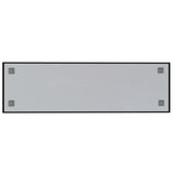 NNEVL Wall-mounted Magnetic Board Black 100x30 cm Tempered Glass