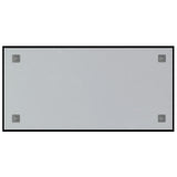 NNEVL Wall-mounted Magnetic Board Black 80x40 cm Tempered Glass