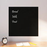NNEVL Wall-mounted Magnetic Board Black 60x60 cm Tempered Glass