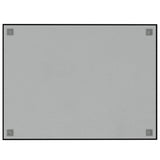 NNEVL Wall-mounted Magnetic Board Black 80x60 cm Tempered Glass