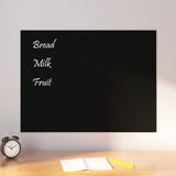 NNEVL Wall-mounted Magnetic Board Black 80x60 cm Tempered Glass