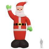 NNEVL Christmas Inflatable Santa Claus with LEDs 1000 cm
