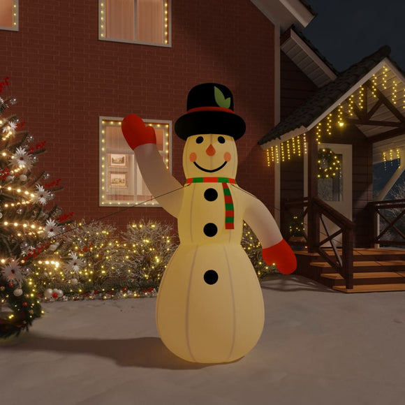 NNEVL Christmas Inflatable Snowman with LEDs 370 cm