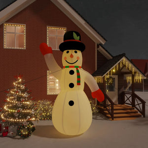 NNEVL Christmas Inflatable Snowman with LEDs 455 cm