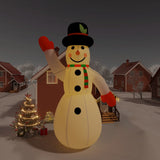 NNEVL Christmas Inflatable Snowman with LEDs 1000 cm