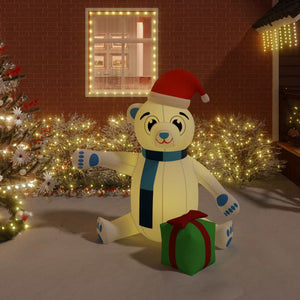 NNEVL Christmas Inflatable Teddy Bear LED 180 cm