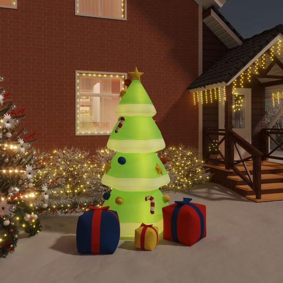 NNEVL Inflatable Christmas Tree with LEDs 240 cm