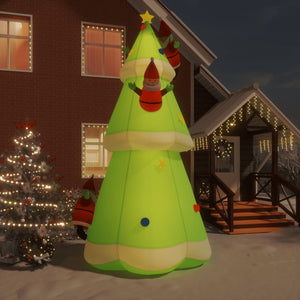 NNEVL Inflatable Christmas Tree with LEDs 500cm