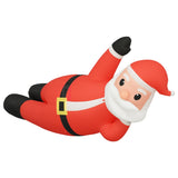NNEVL Christmas Inflatable Lying Santa LED 160 cm
