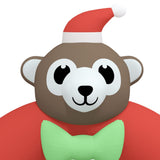 NNEVL Christmas Inflatable Arch Gate LED 380 cm