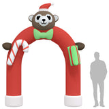 NNEVL Christmas Inflatable Arch Gate LED 380 cm