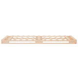NNEVL Bed Frame 100x200 cm Solid Wood Pine
