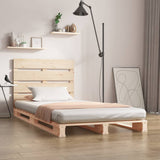 NNEVL Bed Frame 100x200 cm Solid Wood Pine