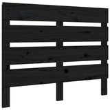 NNEVL Bed Frame Black 100x200 cm Solid Wood Pine