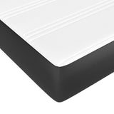 NNEVL Pocket Spring Bed Mattress Black 152x203x20 cm Queen Faux Leather