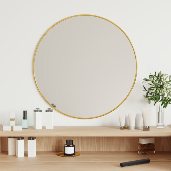 NNEVL Wall Mirror Gold Ø 50 cm Round