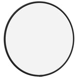 NNEVL Wall Mirror Black Ø 30 cm Round