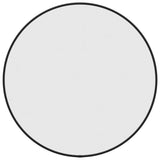 NNEVL Wall Mirror Black Ø 50 cm Round