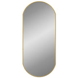 NNEVL Wall Mirror Gold 80x35 cm Oval